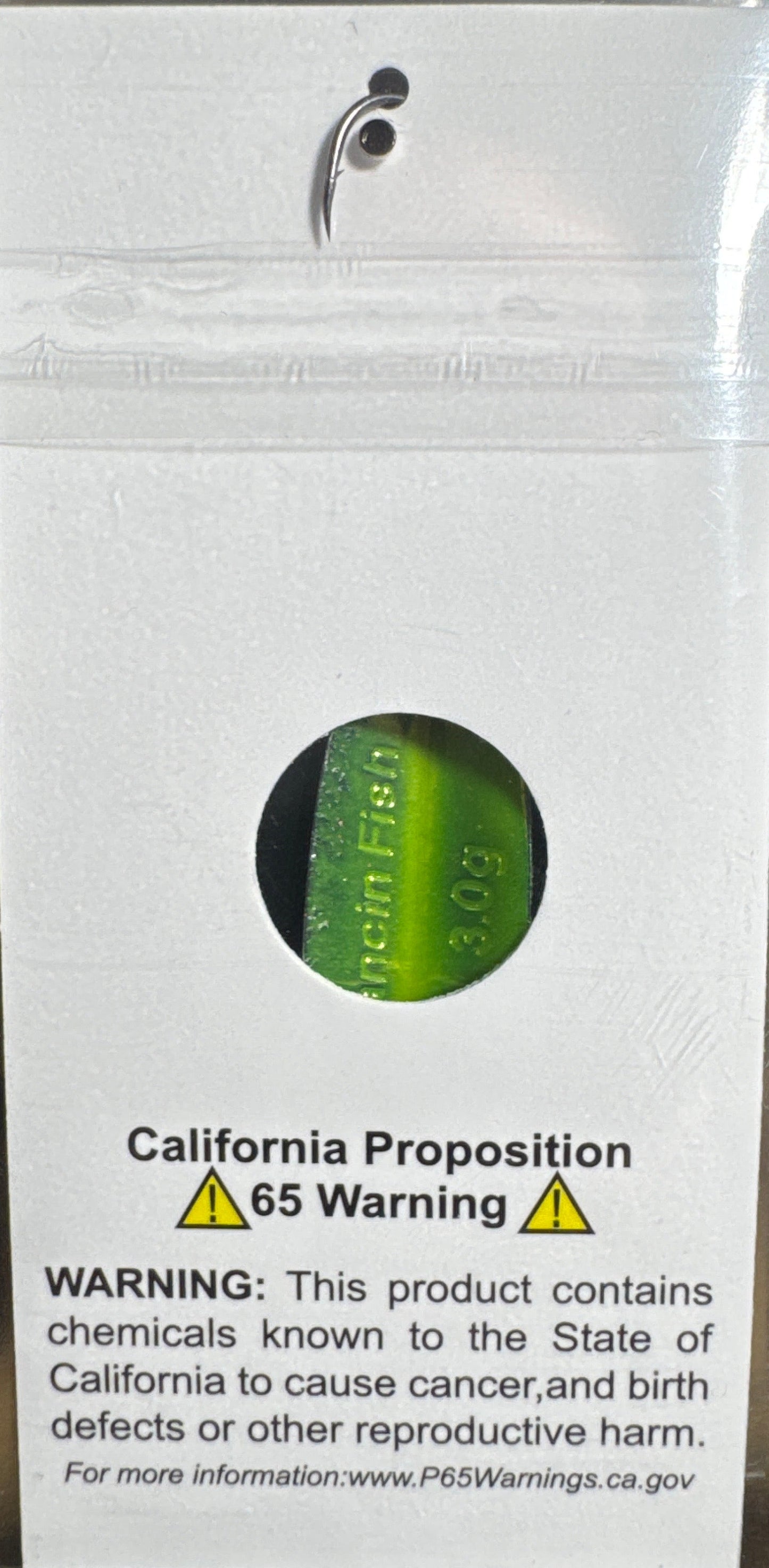 Dancin Spoon Green/Pink Green on back 3 gram