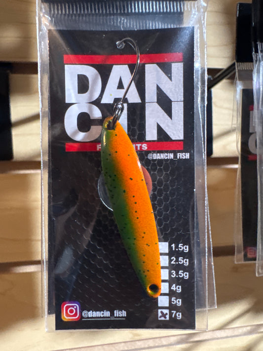 Dancin Spoons 7g green/orange
