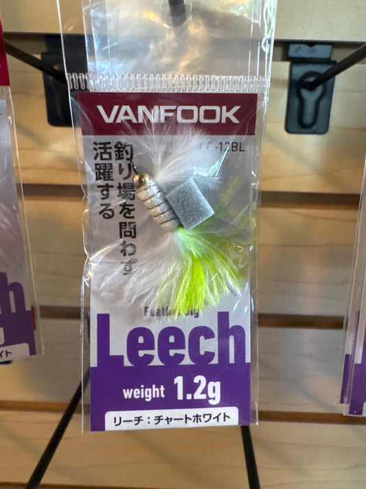 1.2 g White/Charteuse Leech