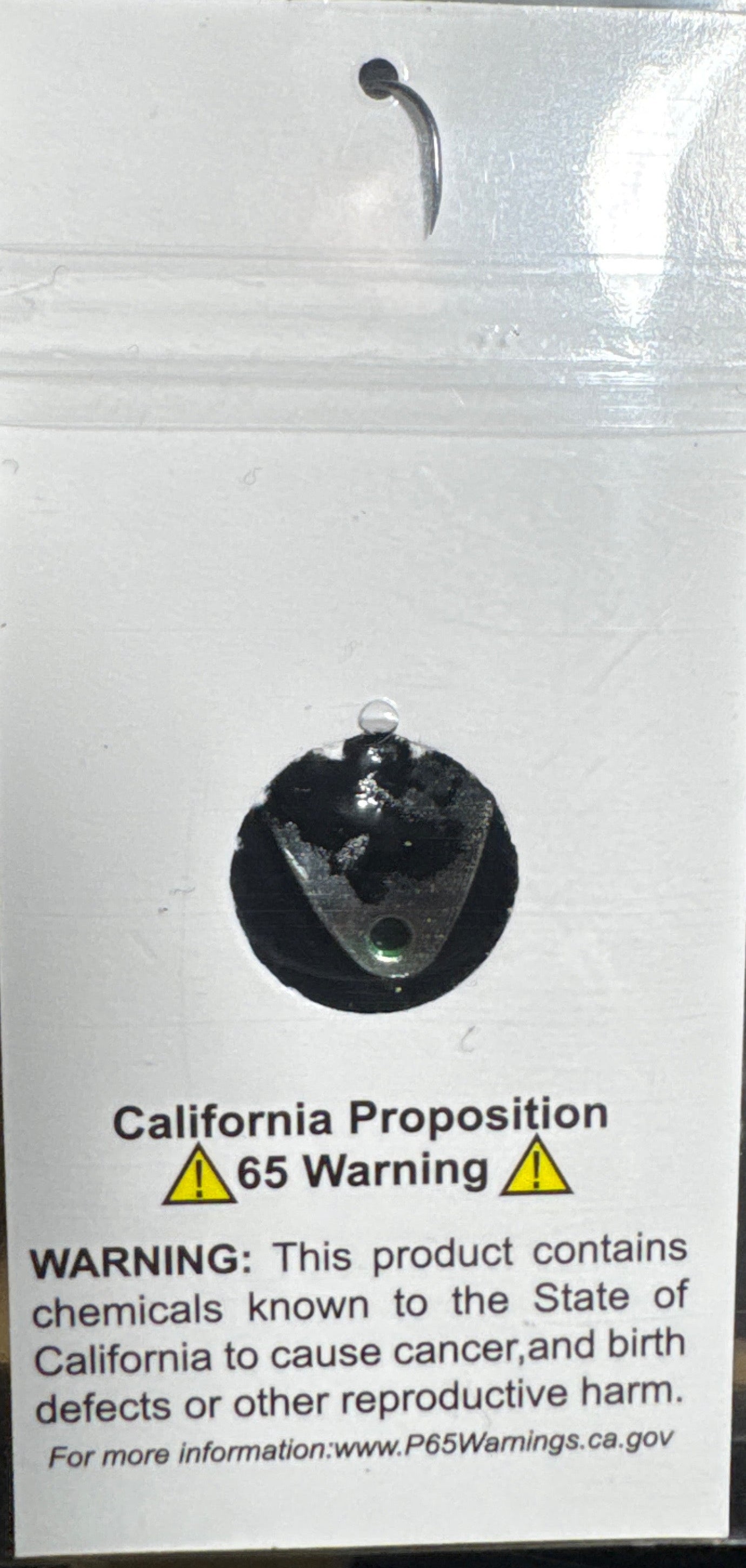 Dancin Spoon Yellow/Green with black splatter on front and back 2 gram