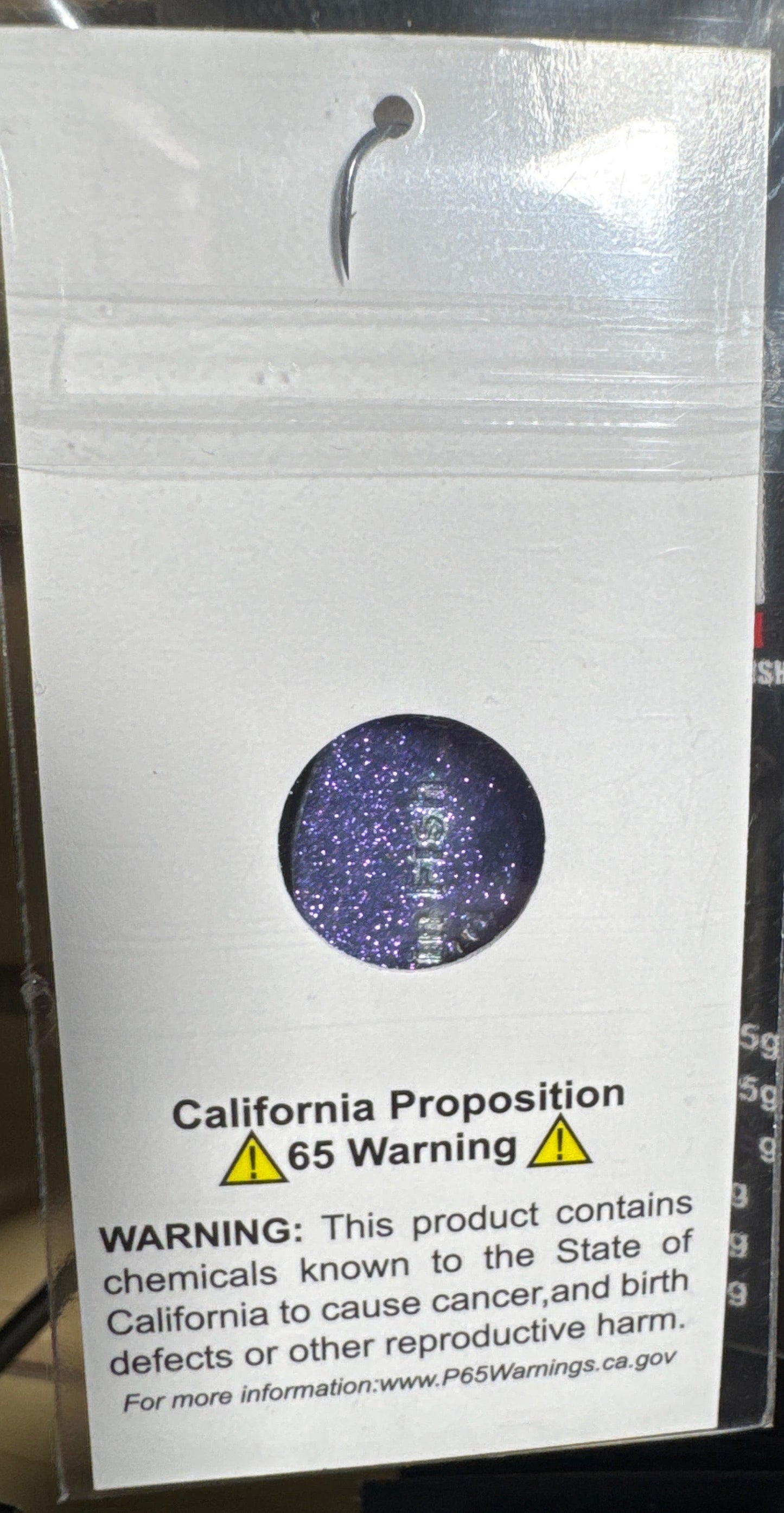 Dancin Spoon Army Green/Purple flake Purple flake on back 7 gram