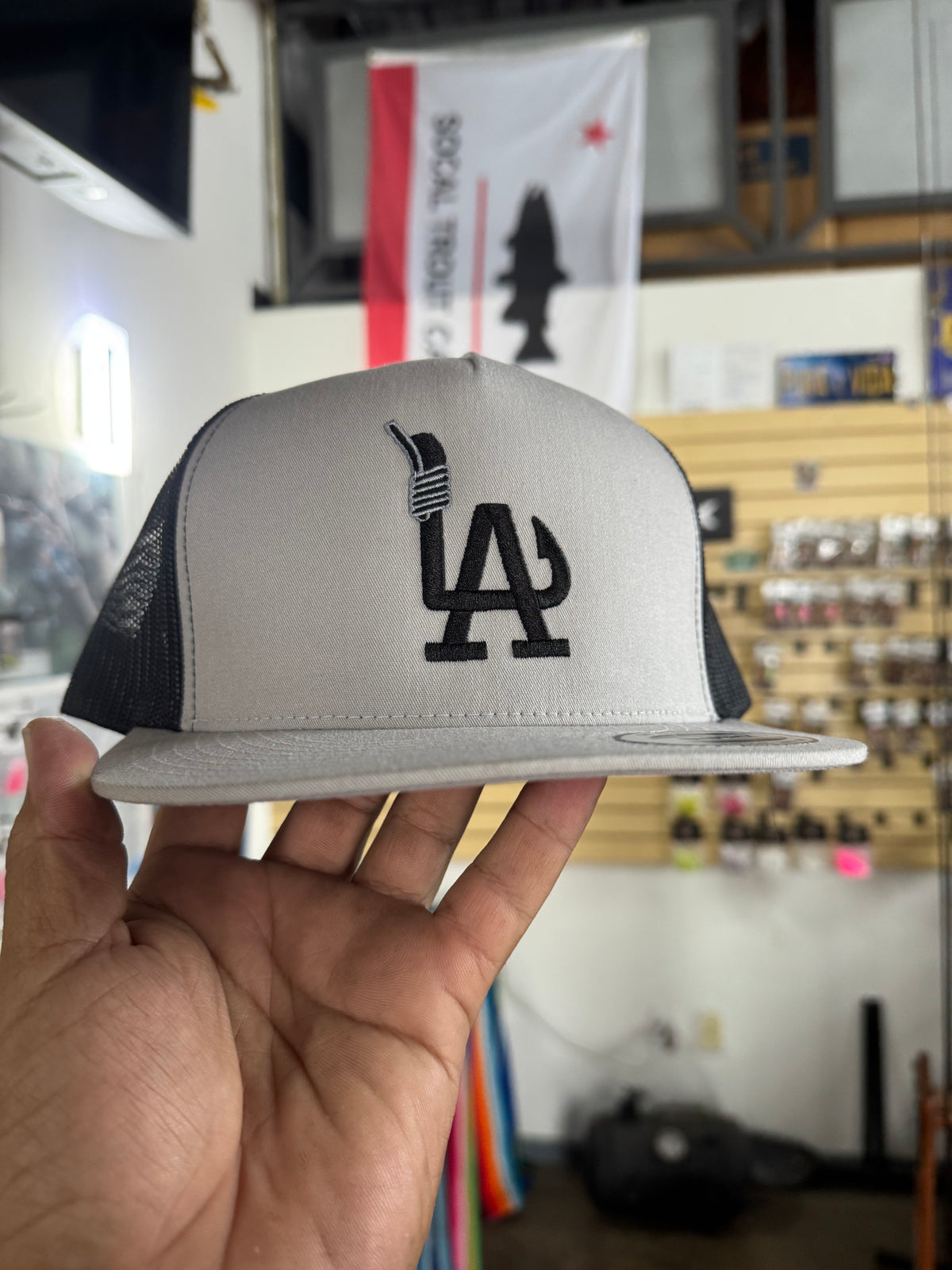 LA Truckers Black mesh/Silver