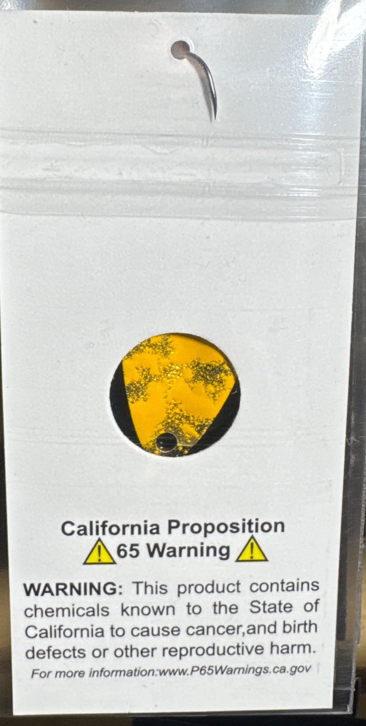 Dancin Spoon Gold/Brown and flake Yellow on back 2 gram