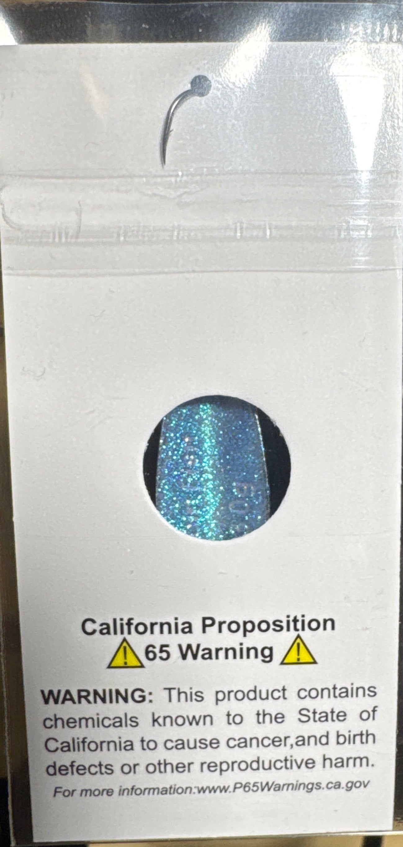 Dancin Spoon white/Blue light Blue/Purple flake on back 3 gram