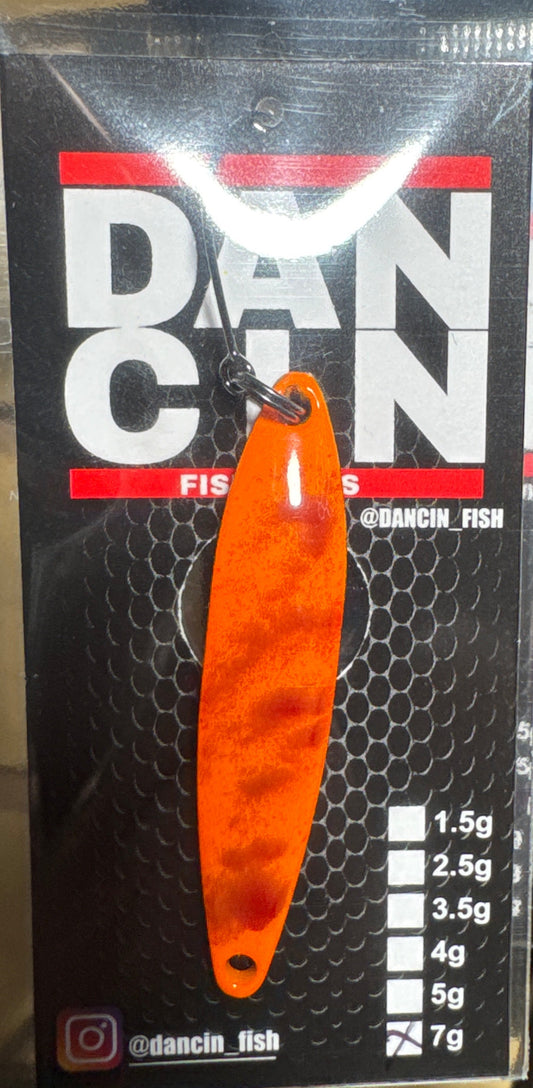 Dancin Spoon Orange/Rust Same color on back 7 gram