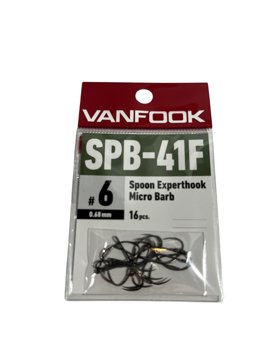 Vanfook SPB-41F Spoon Experthook Medium Heavy Micro Barb #6