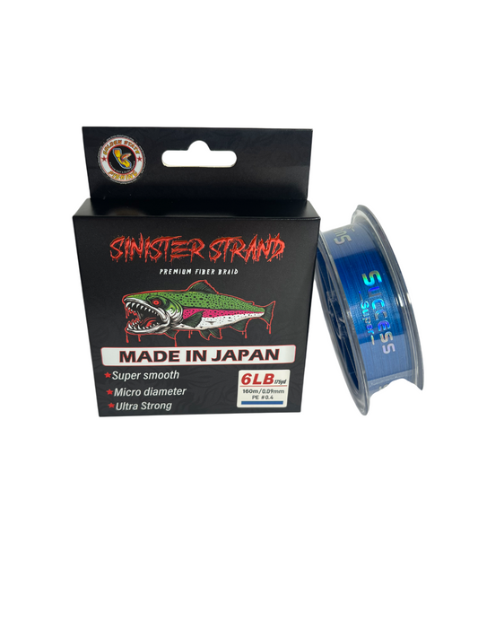 GSF Sinister Strand Braid 6LB / Neon Blue