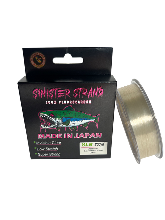 GSF Sinister Strand Fluorocarbon 8LB Test