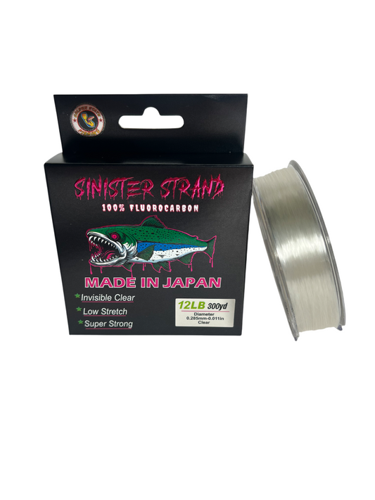 GSF Sinister Strand Fluorocarbon 12LB Test