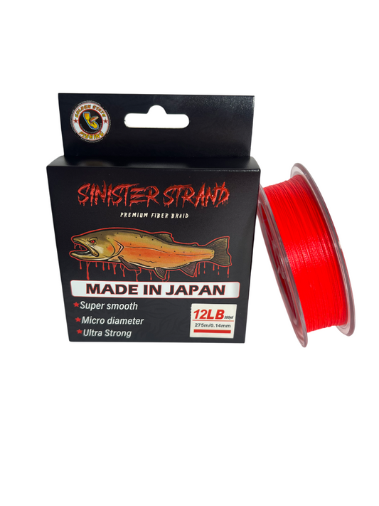 GSF Sinister Strand Braid 12LB / Orange