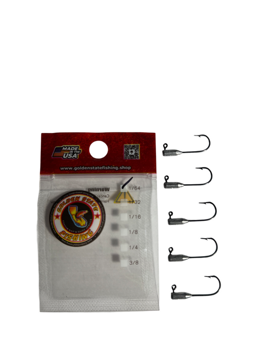 1/64oz Tube Jig Head Hooks GSF